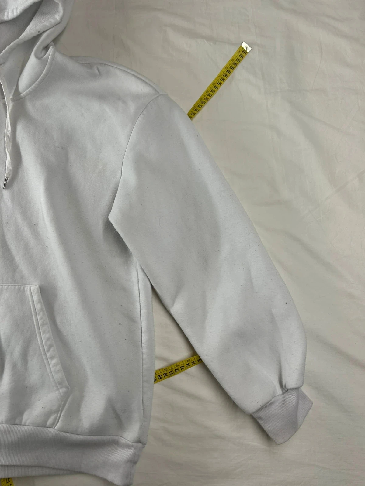 Vintage white hoodie – photo 3